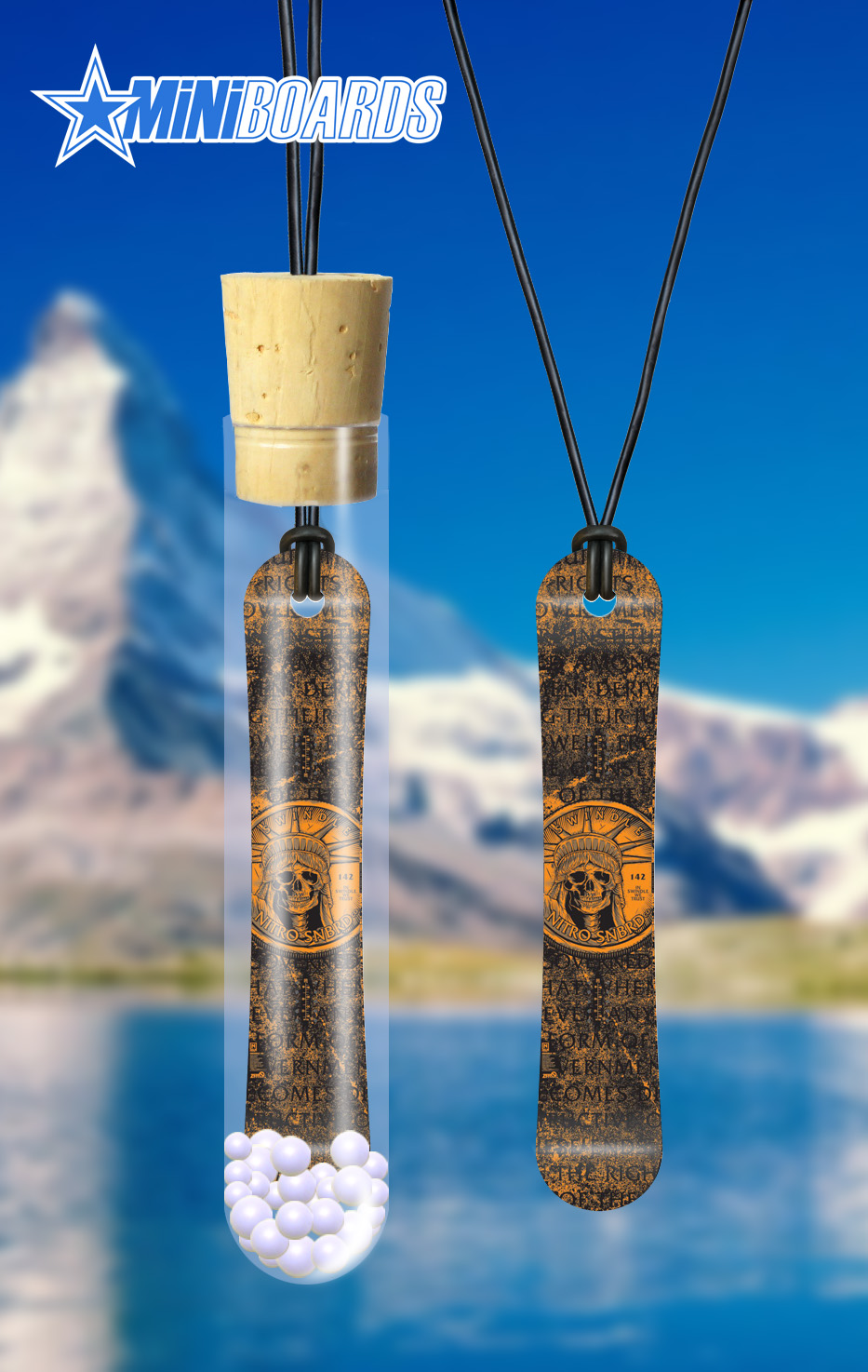 1061_Snowboard_Halskette_Board_Style_Anhaenger_Halsband_Boarder_Kette_Necklace_Miniboards