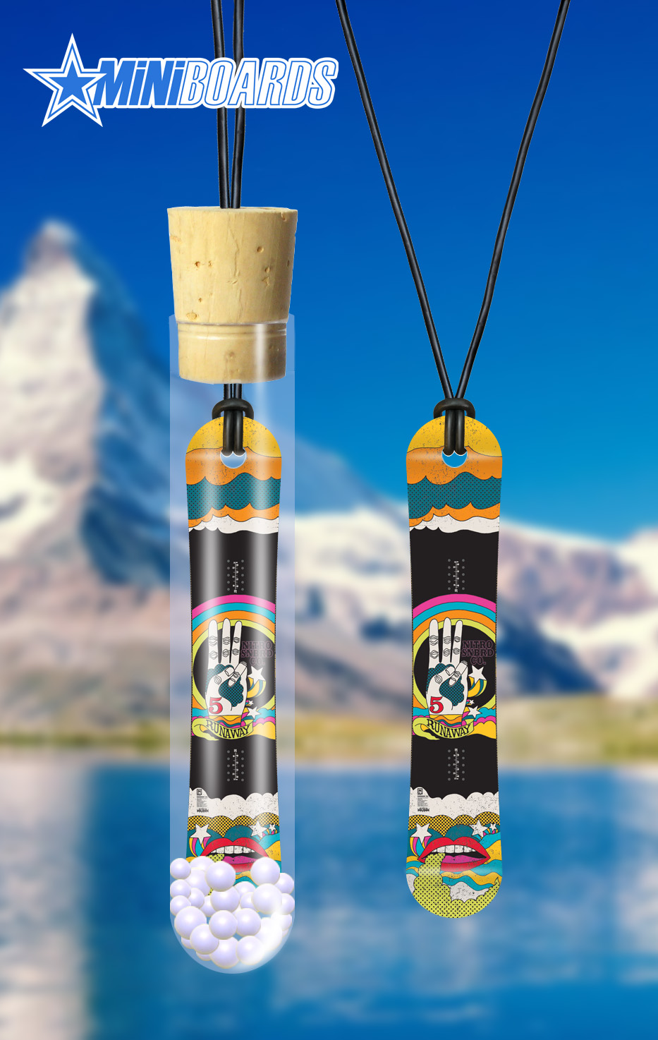 1064_Snowboard_Halskette_Board_Style_Anhaenger_Halsband_Boarder_Kette_Necklace_Miniboards