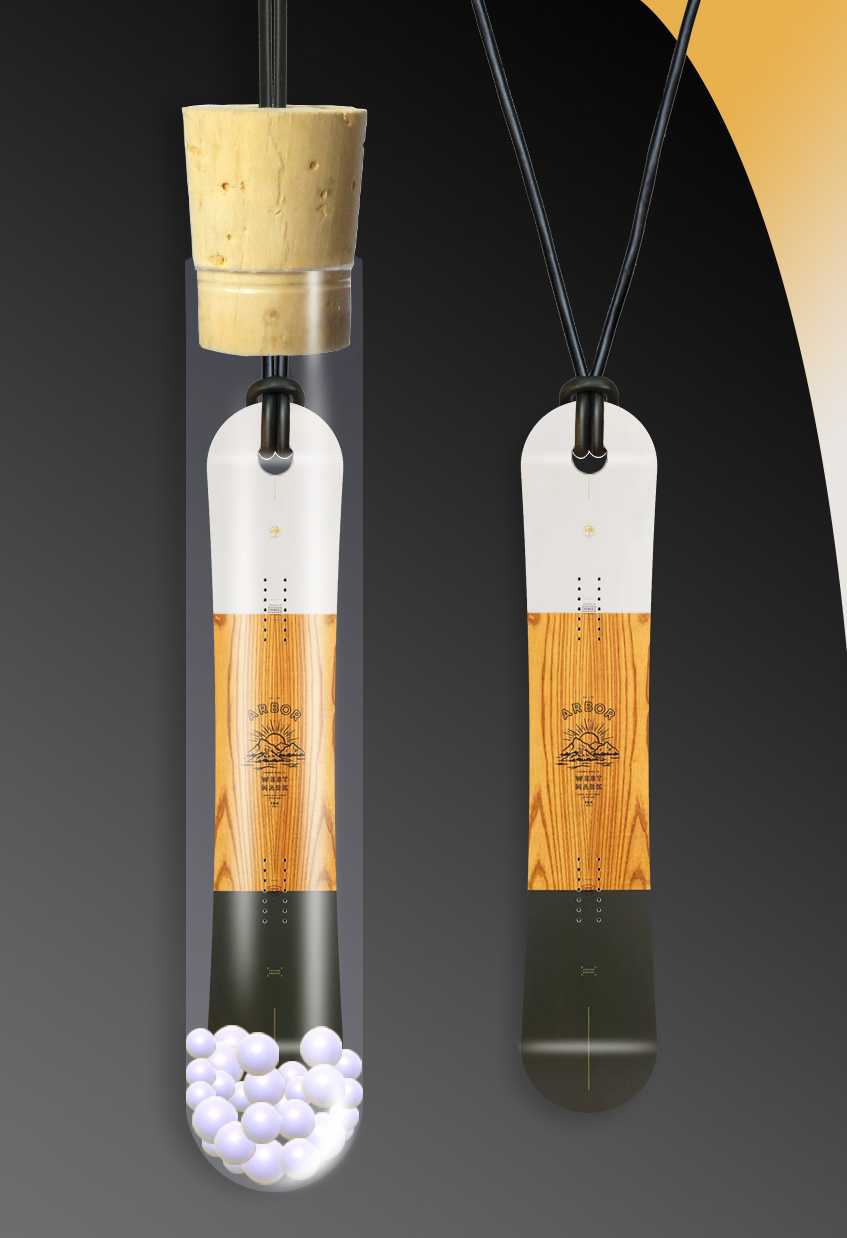 1424_Saison_2022_23_Snowboard_Halskette_Board_Style_Anhaenger_Halsband_Boarder_Kette_Necklace_Miniboards